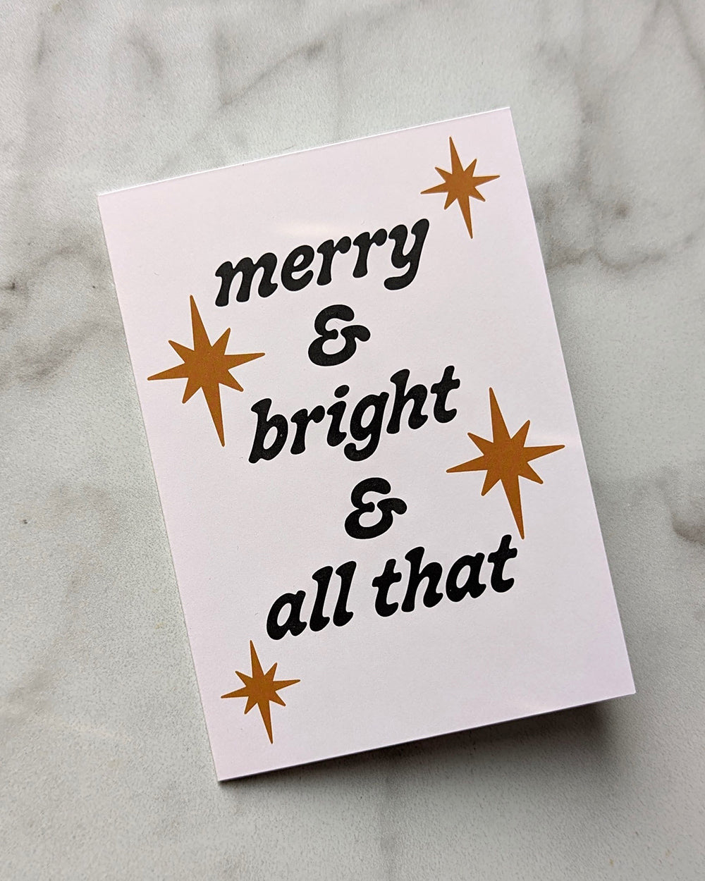 Merry & Bright & All That Holiday Card
