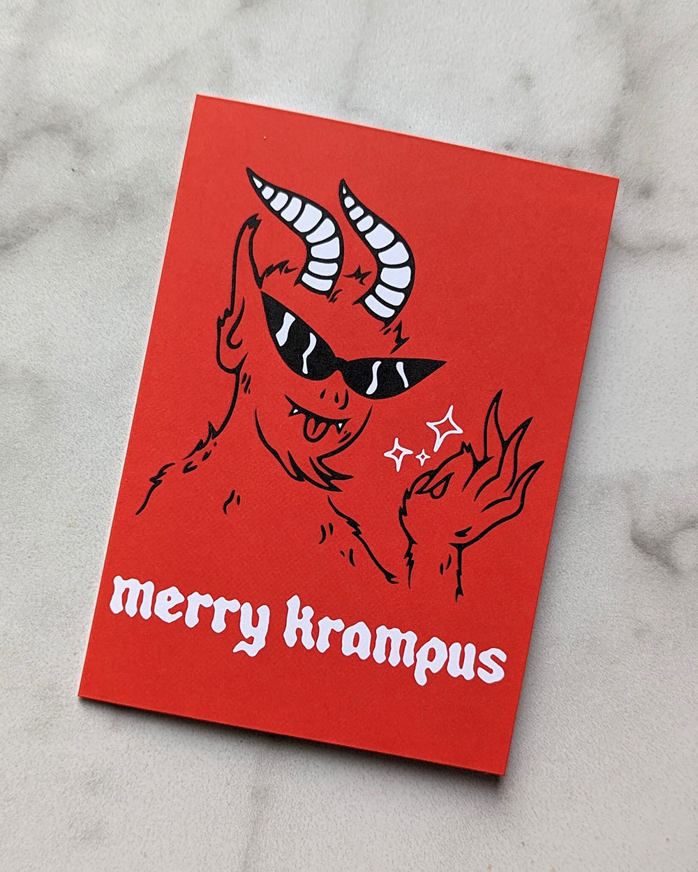 Merry Krampus Holiday Card