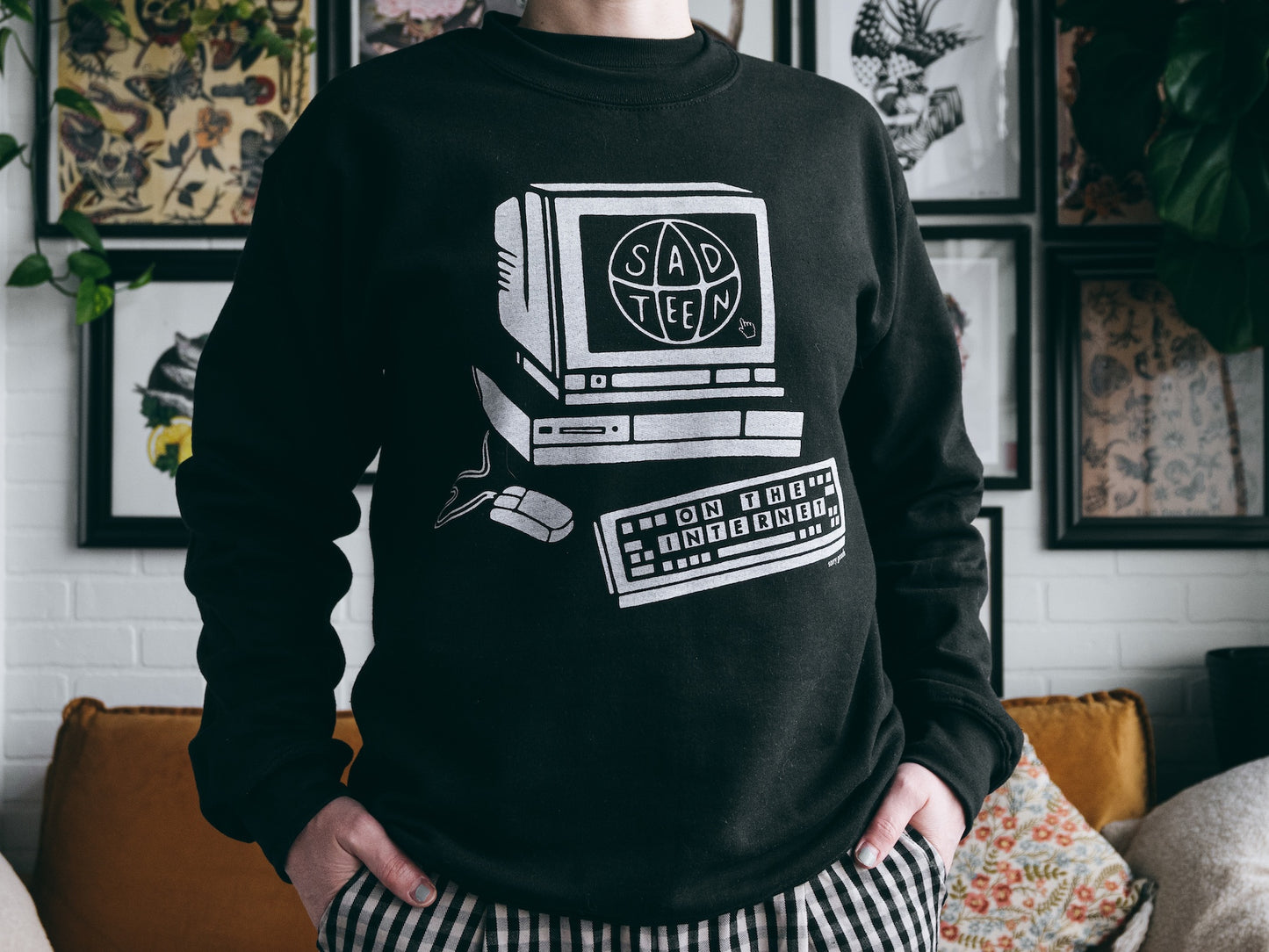 Sad Teen on the Internet - Unisex Sweatshirt